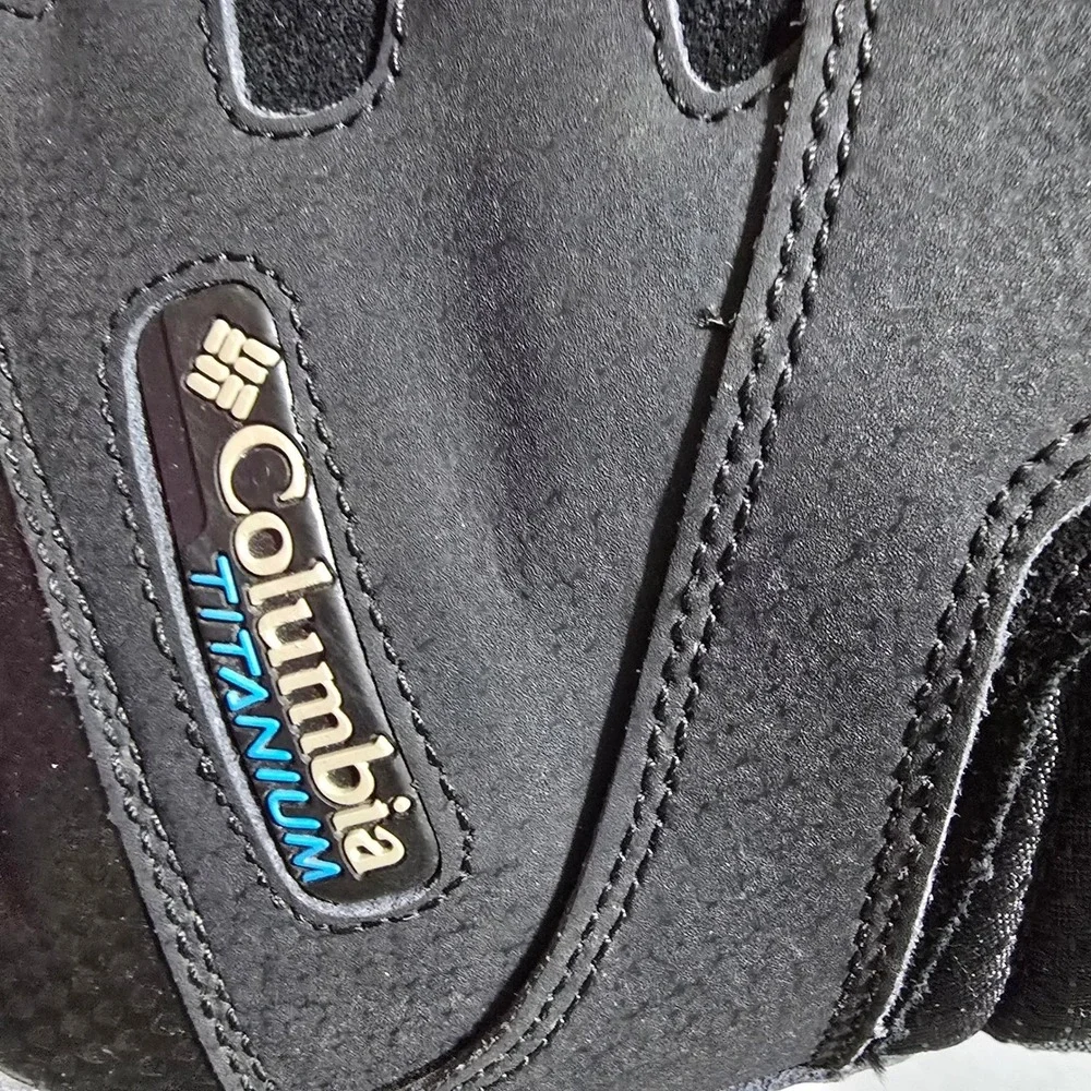 Columbia Titanium Hiking Boots Kids 13 Black  OutDry Techlite Omni-Grip Rugged